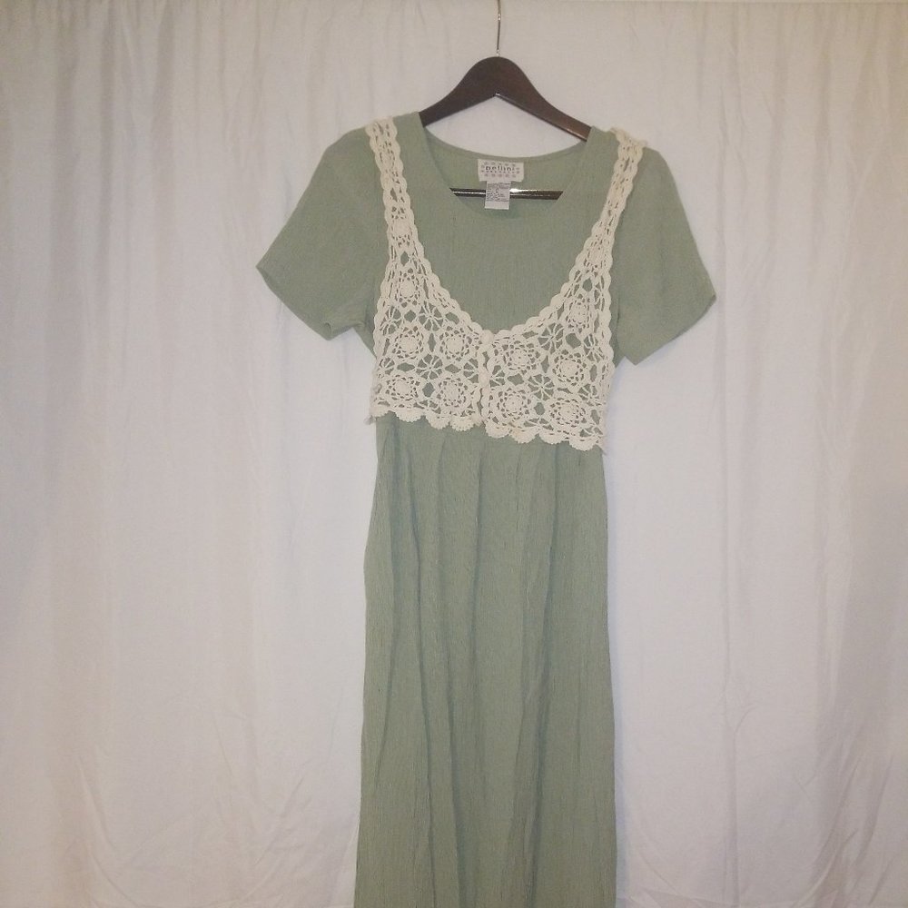 Sage green dress